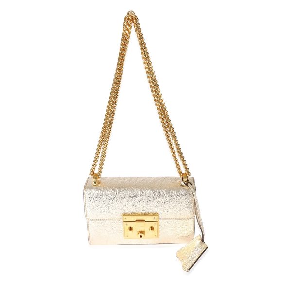 Gucci Gold Padlock Chain Bag - Picture 4 of 9